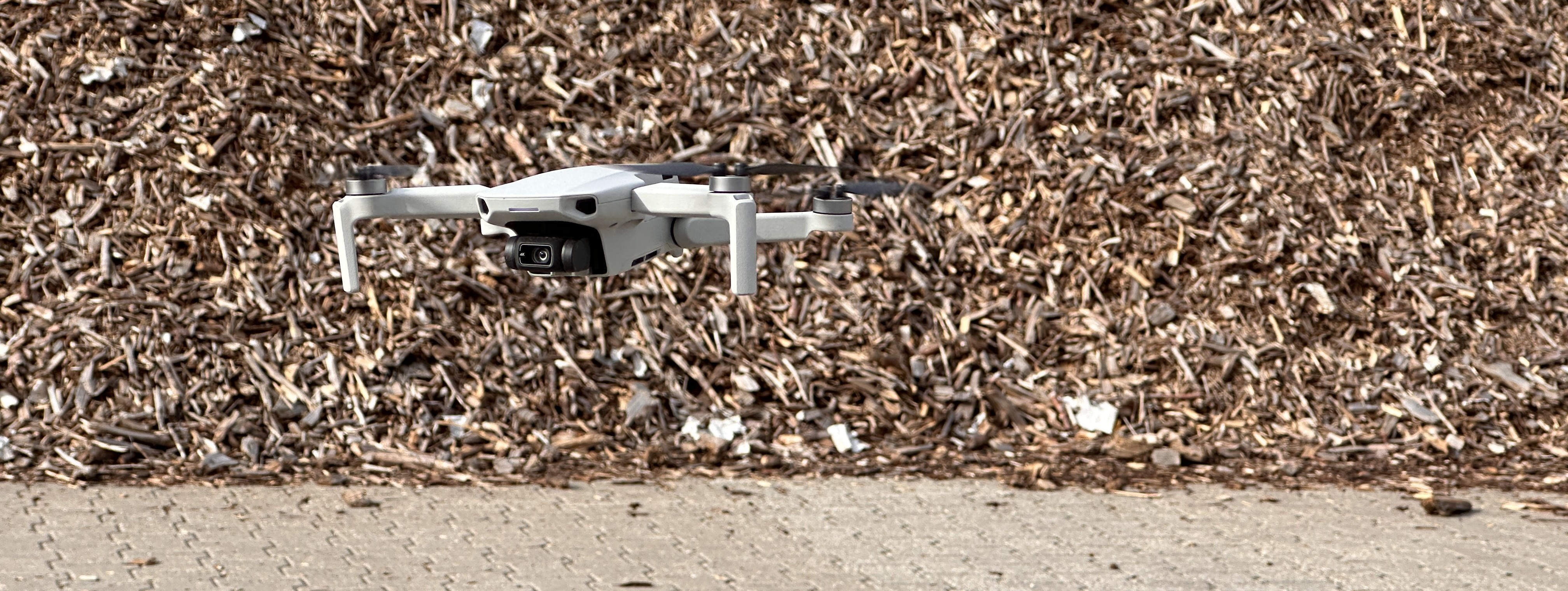 Kokmateriālu uzmērīšana ar dronu