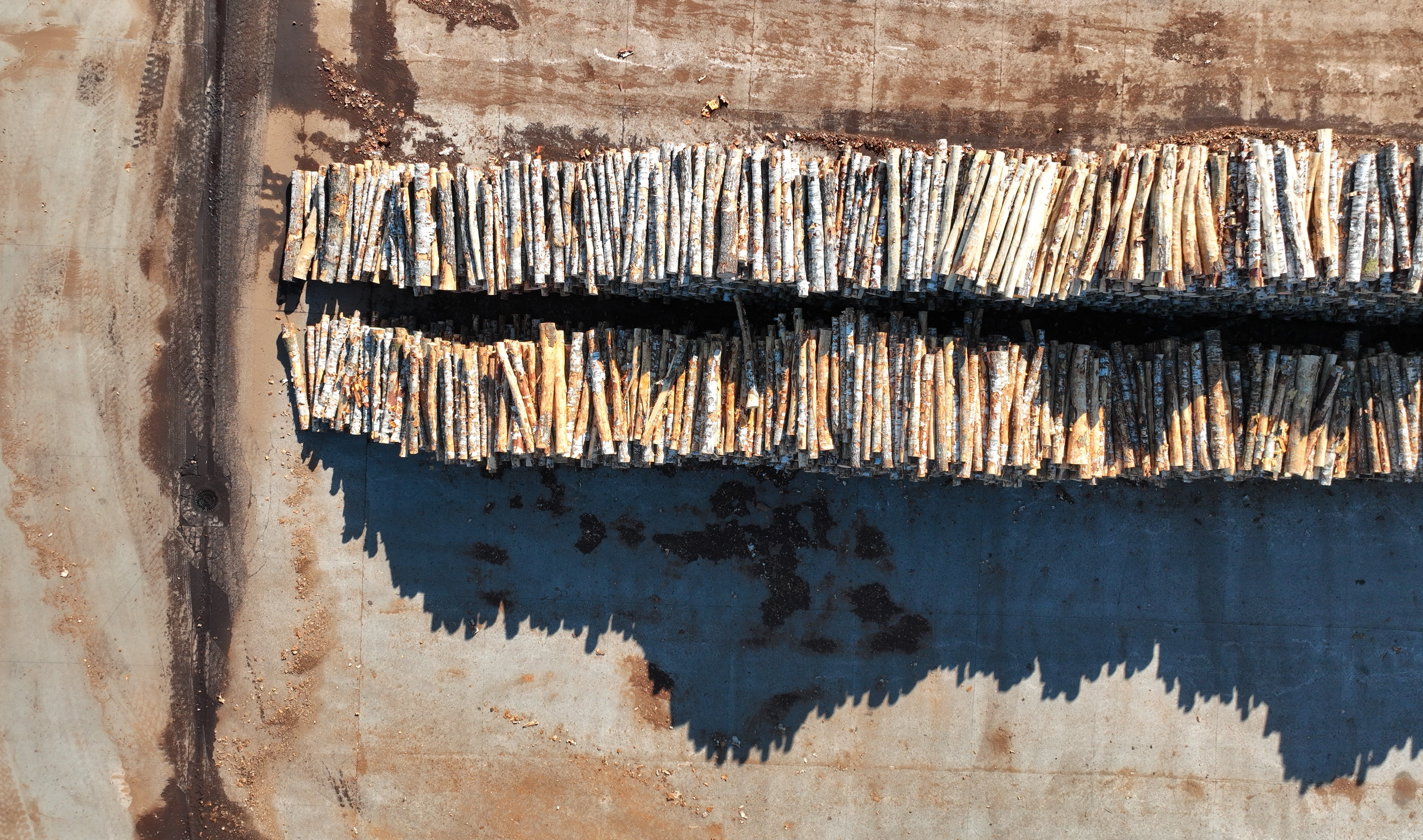 Kokmateriālu uzmērīšana ar dronu